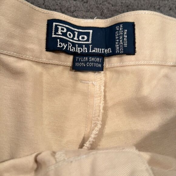 Polo Ralph Lauren Chino Shorts Tyler Short Size Large Khaki - Picture 3 of 6